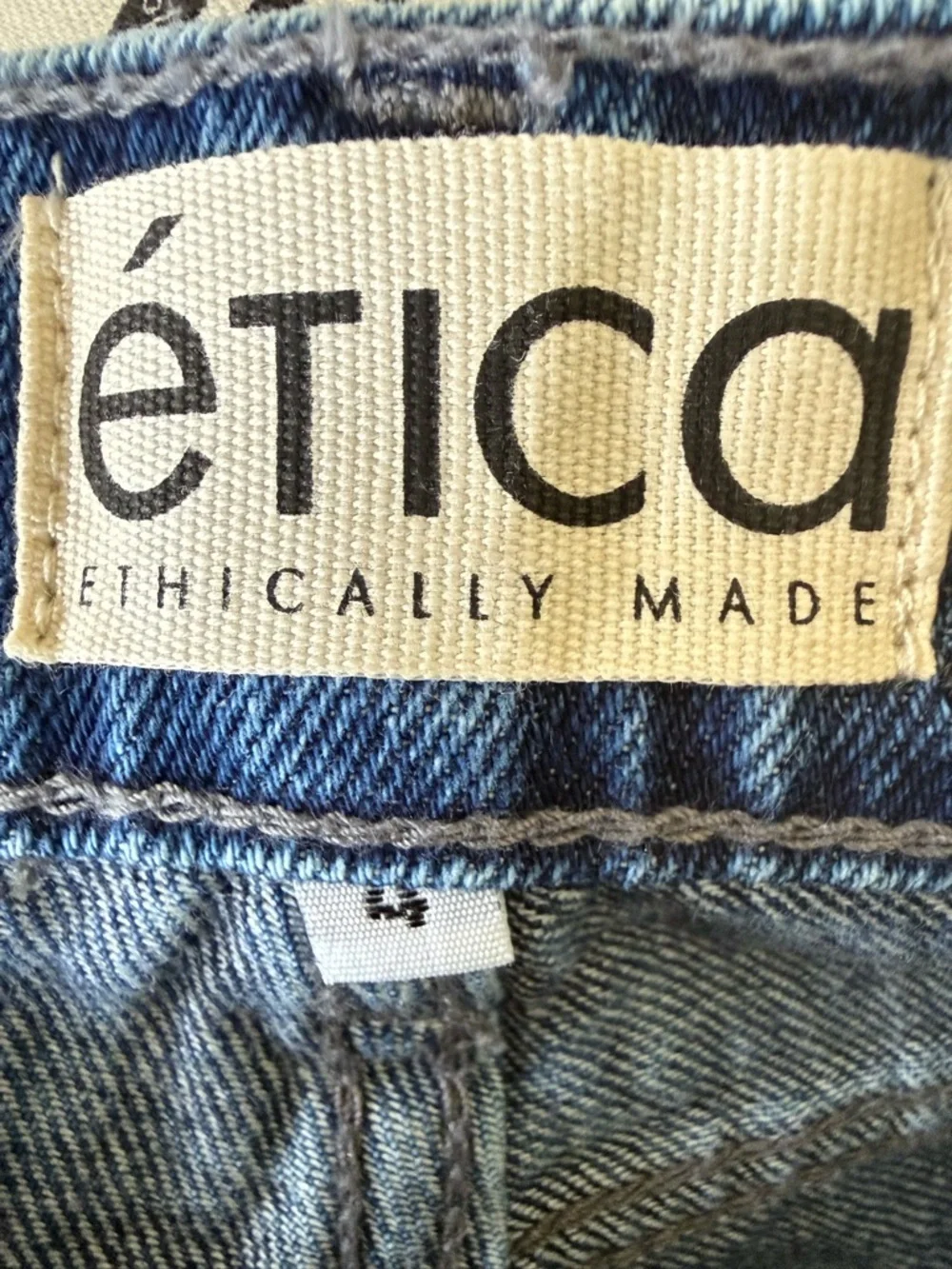 Etica Women's Straight Leg Jeans - Blue Wash